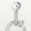 Pendientes Juste Un Clou, dobles, con pavé