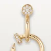 Pendientes Juste Un Clou, dobles, diamantes