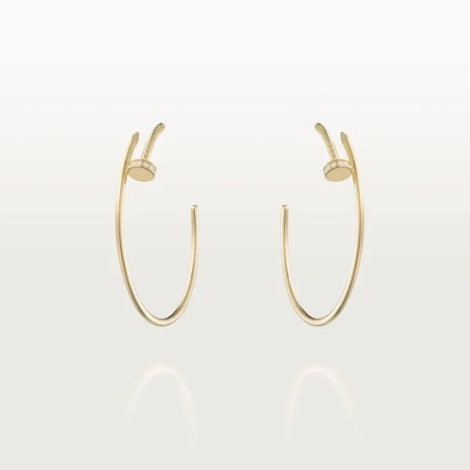 Pendientes Juste Un Clou – Oro amarillo, diamantes – Cartier