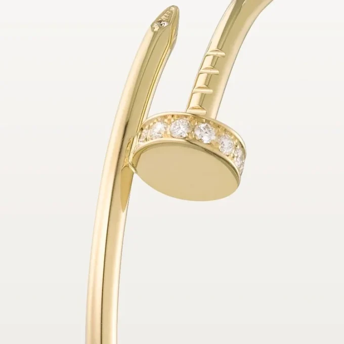Pendientes Juste Un Clou – Oro amarillo, diamantes – Cartier