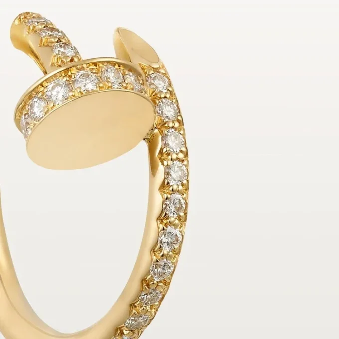 Pendientes Juste Un Clou – Oro amarillo, diamantes – Cartier