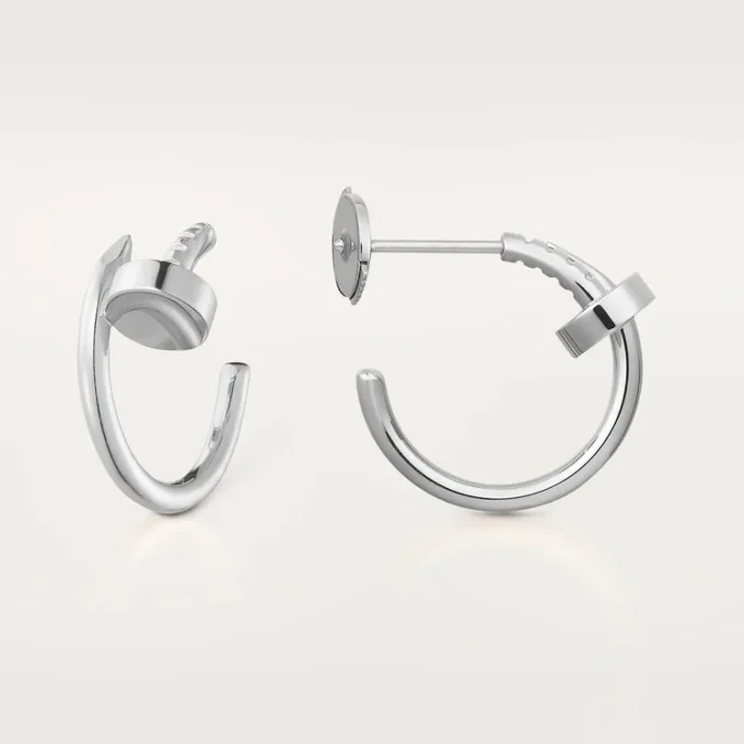 Pendientes Juste Un Clou – Oro blanco – Cartier