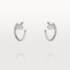 Pendientes Juste Un Clou – Oro blanco, diamantes – Cartier