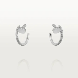 Pendientes Juste Un Clou – Oro blanco, diamantes – Cartier