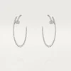Pendientes Juste Un Clou – Oro blanco, diamantes – Cartier