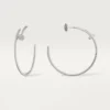 Pendientes Juste Un Clou – Oro blanco, diamantes – Cartier