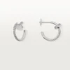 Pendientes Juste Un Clou – Oro blanco, diamantes – Cartier