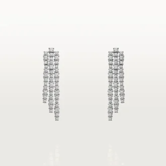 Pendientes Lignes Essentielles, diamantes de talla brillante