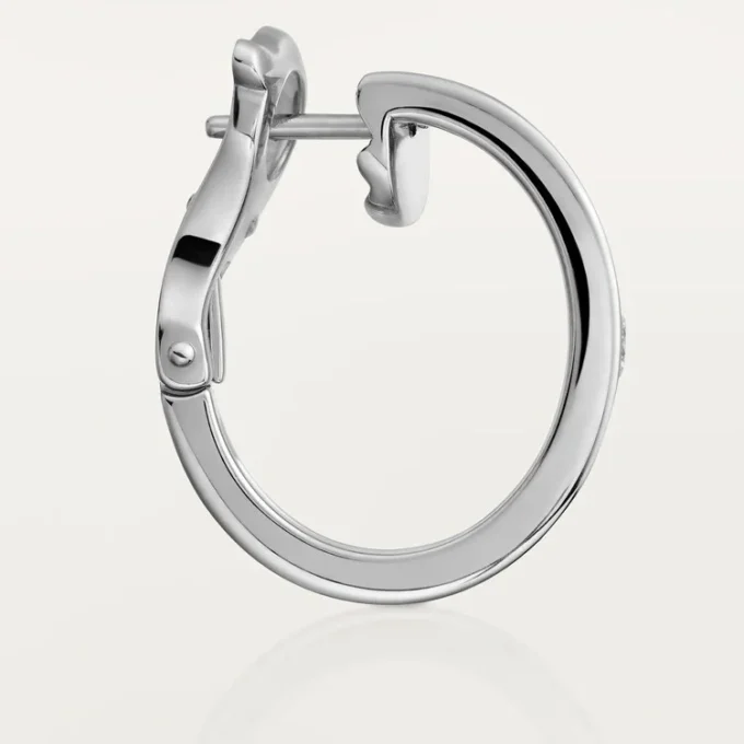 Pendientes Love, 2 diamantes – Oro blanco, Diamantes – Cartier