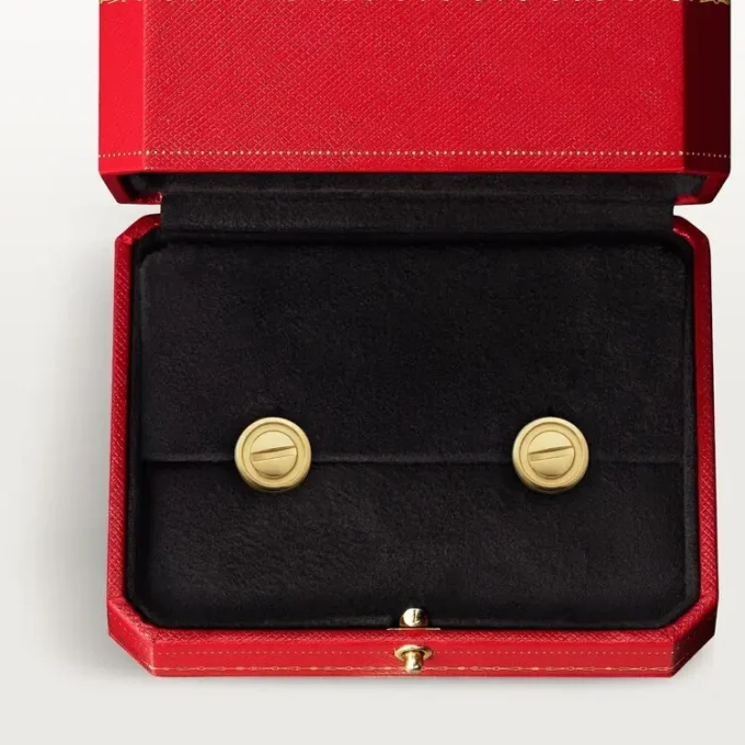 Pendientes Love en oro amarillo | Cartier Us