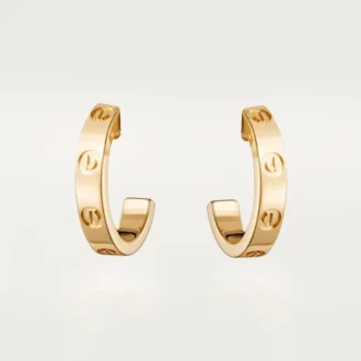 Pendientes Love Hoop – Oro amarillo, modelo pequeño | Cartier Us