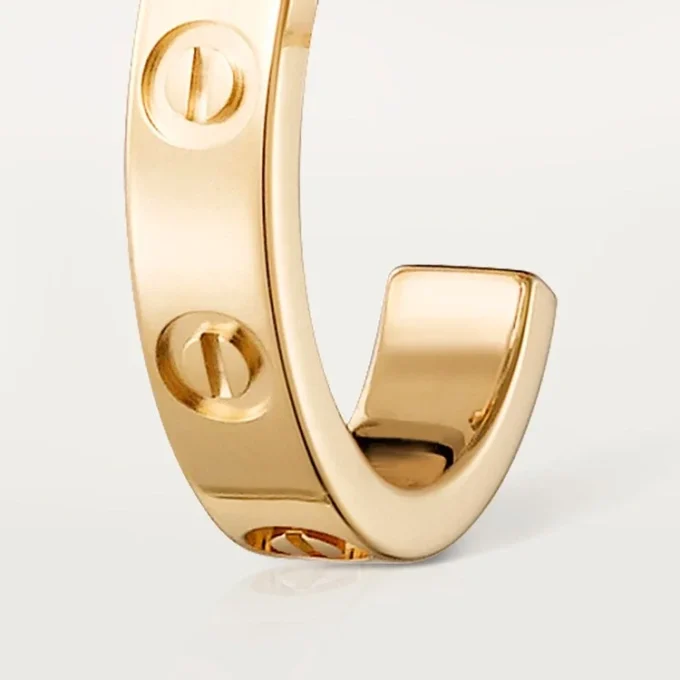 Pendientes Love Hoop – Oro amarillo, modelo pequeño | Cartier Us