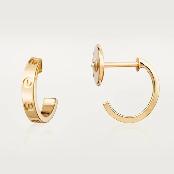 Pendientes Love Hoop – Oro amarillo, modelo pequeño | Cartier Us