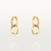 Pendientes Love, multiuso, con medio pavé