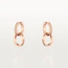 Pendientes Love, multiuso, con medio pavé