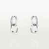 Pendientes Love, multiuso, con medio pavé