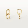 Pendientes Love, multiuso, con medio pavé