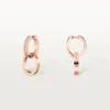 Pendientes Love, multiuso, con medio pavé