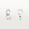 Pendientes Love, multiuso, con medio pavé