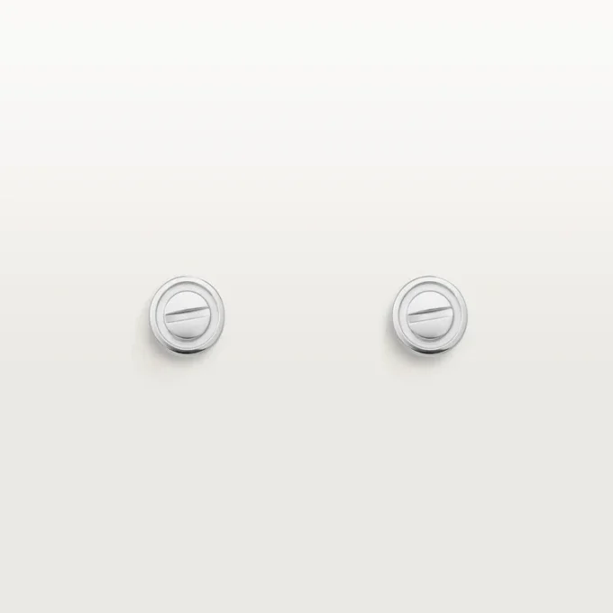 Pendientes Love – Oro blanco – Cartier