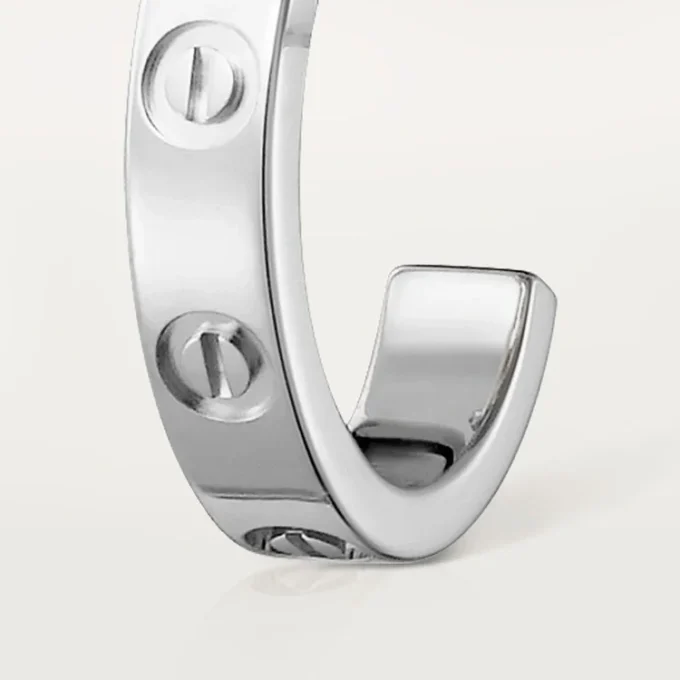 Pendientes Love – Oro blanco – Cartier