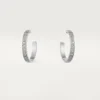 Pendientes Love – Oro blanco, diamantes – Cartier
