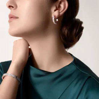Pendientes Love – Oro blanco, diamantes – Cartier