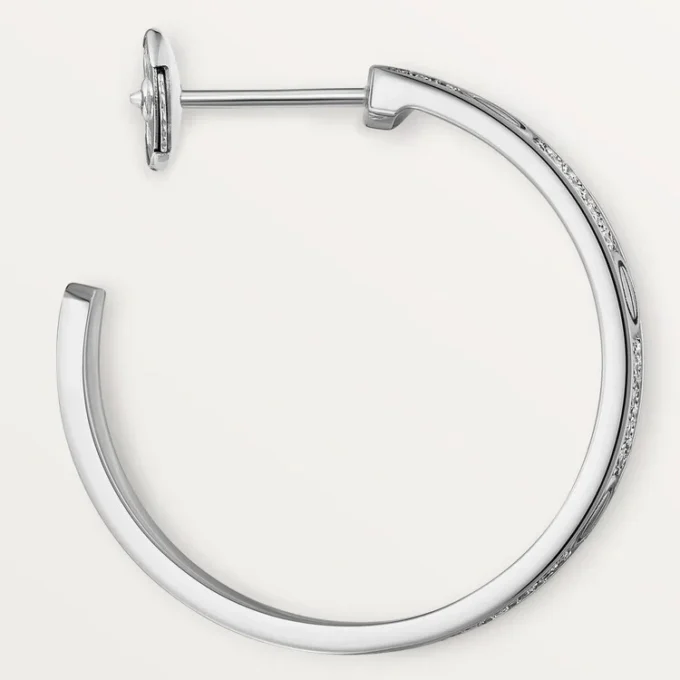 Pendientes Love – Oro blanco, diamantes – Cartier