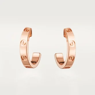 Pendientes Love – Oro rosa – Cartier