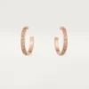 Pendientes Love – Oro rosa, diamantes – Cartier