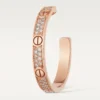 Pendientes Love – Oro rosa, diamantes – Cartier