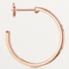 Pendientes Love – Oro rosa, diamantes – Cartier