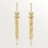 Pendientes Panthere de Cartier, con pavé