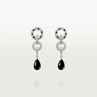 Pendientes Panthere de Cartier, con pavé