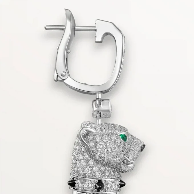 Pendientes Panthere de Cartier, con pavé