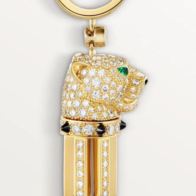 Pendientes Panthere de Cartier, con pavé