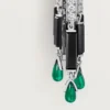 Pendientes Panthere De Cartier, esmeraldas, pavé