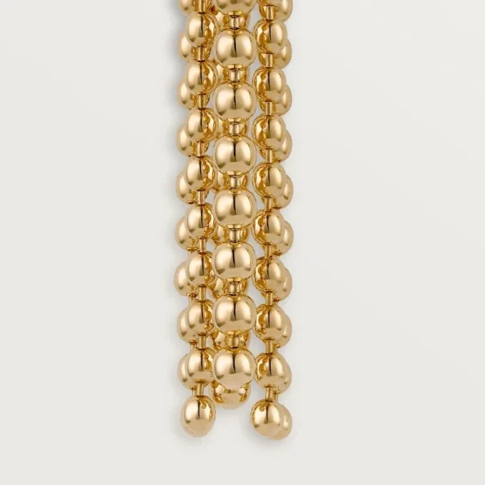 Pendientes Panthere de Cartier – Oro amarillo, diamantes, granates tsavorita, ónix – Cartier