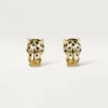 Pendientes Panthere de Cartier – Oro amarillo, laca, diamantes, granates tsavorita, ónix – Cartier