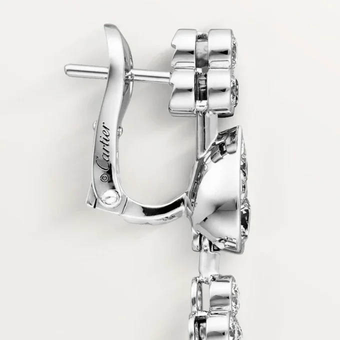 Pendientes Pluie De Cartier – Oro blanco, diamantes – Cartier
