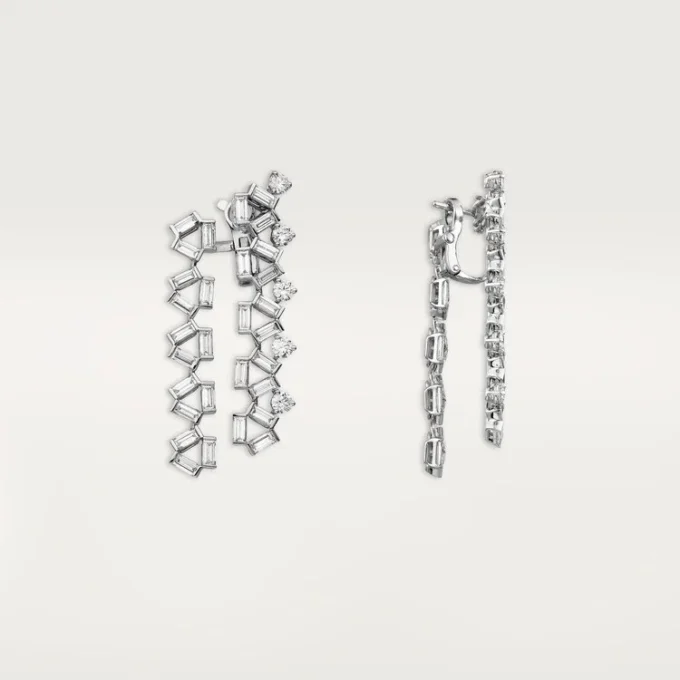 Pendientes Reflection De Cartier – Oro blanco, diamantes – Cartier