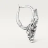 Pendientes Reflection De Cartier – Oro blanco, diamantes – Cartier