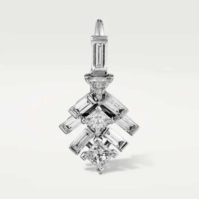 Pendientes Reflection De Cartier – Oro blanco, diamantes – Cartier