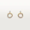 Pendientes Trinity, diamantes de talla brillante