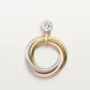 Pendientes Trinity, diamantes de talla brillante