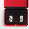 Pendientes Trinity, forma de cojín