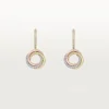 Pendientes Trinity, semipavé