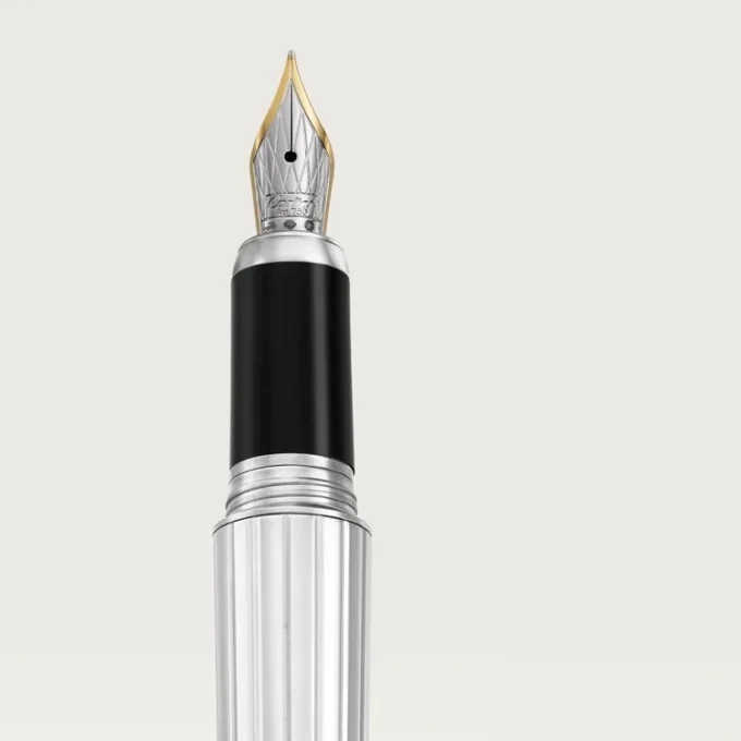 Pluma estilográfica Santos de Cartier