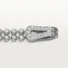 Pulsera Agrafe, diamantes de talla brillante, pavé Pulsera Agrafe, diamantes de talla brillante, pavé