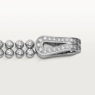 Pulsera Agrafe, diamantes de talla brillante, pavé